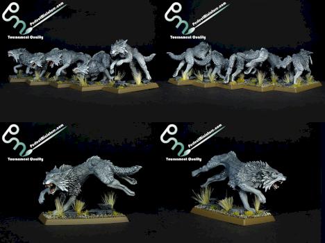 SPACE WOLVES FENRISIAN WOLVES by perfectminiaturecom