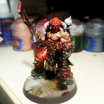 Khorne Slaughterpriest Fexgor the Flayer by KaiserGithelm