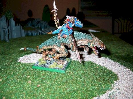 Krog-Gar auf Carnosaurus by Ziemi