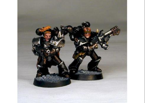 Chaos space marines by Cavepainter
