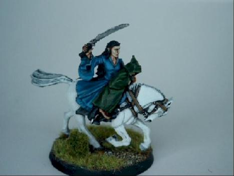 Mounted Arwen and Frodo by generation end