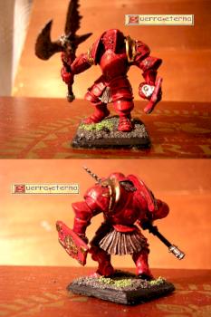 Khorne Chaos Warrior. Manufacturer by GameZone by Erik Van Draken