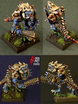 lizardmen lord by Kamohiro