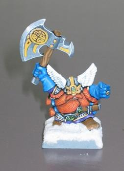 plastic dwarven warrior by Sjakkie
