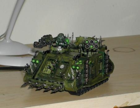 Nurgle Rhino by DenkiGroove