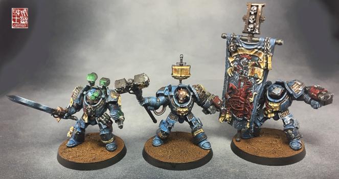Grey Knights Terminators. by caiman