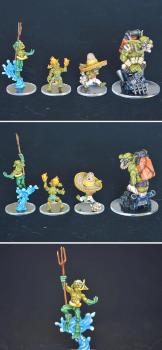 Gob'z'Heroes (Aqua'Gob, Torch'Gob, Gob'Zales, Immortan'Gob) by Shi Vral