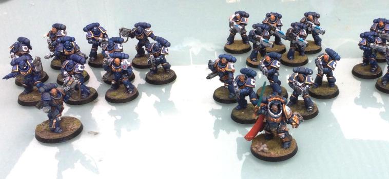 Ultramarines Primaris infantry by P4Painting