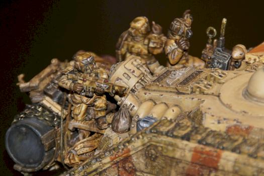 Leman Russ conversion - WIP - mounted infantry by disturbing_presence