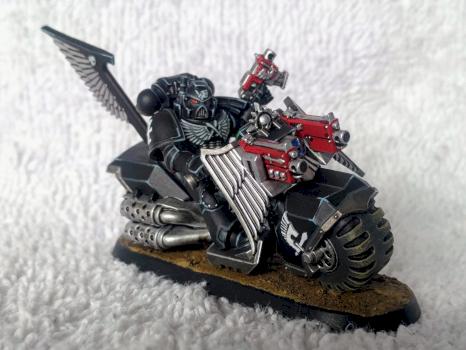 Dark Angels Ravenwing Biker by SouthernGrey