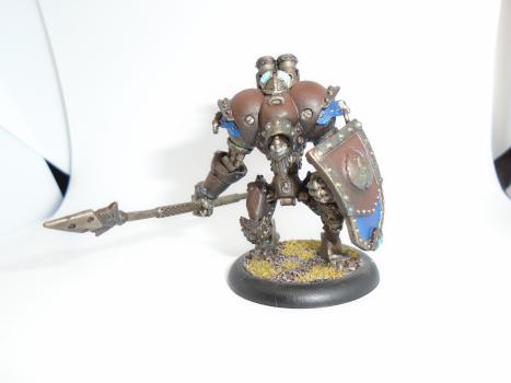 Warmachine Painted Cygnar Lancer Light Warjack by w013ejb