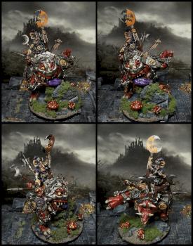 Moonclan warboss on mangler squig by Maho