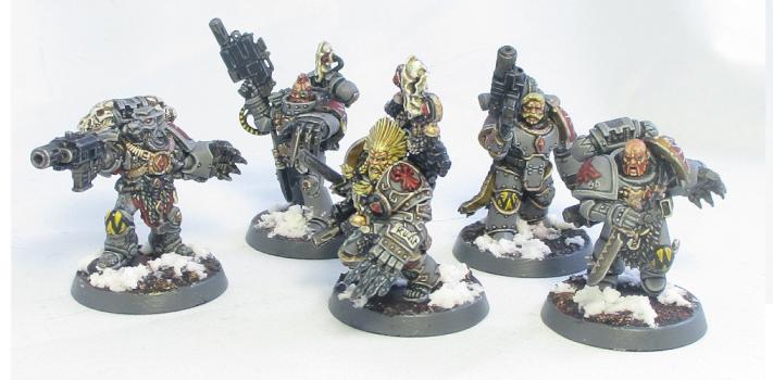 Space Wolves Wolf Guard - The Fellclaws by wispy