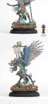 Tzeentch - Kairos Fateweaver - Golden Demon AoS Open Day 2018 - Bronze by pikes-miniature-painting