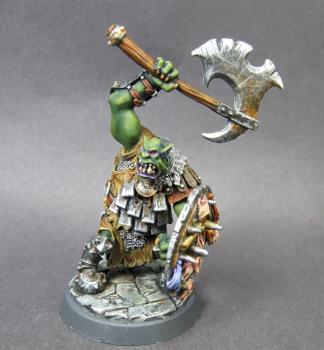 14560: Kavorgh, Black Orc Warlord by mikecarrero