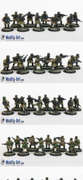 Steel Legion Infantry Squad 6 by MadFlyArtStudio