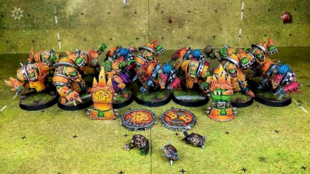 Orc Team for Blood Bowl by Irth
