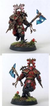 Khorne Bloodbound Warrior by D_Gran
