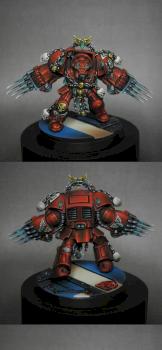 Space Hulk Blood Angels Terminator: Brother Claudio by wilkzswetra