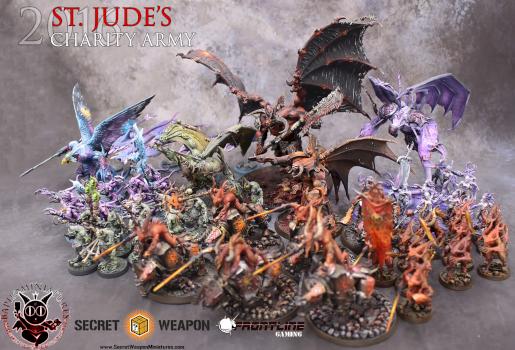 2016 St. Jude's Children's Hospital Charity Daemon Army by Iechine