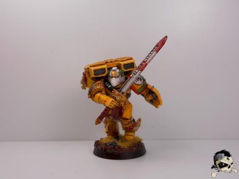 :iconmrmaax: Imperial Fists Captain with Jump pack by MaaX