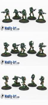 Light Infantry with Airborne Pack by MadFlyArtStudio