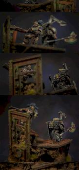 Diorama Duel Iron Hands vs World Eaters by terapevt