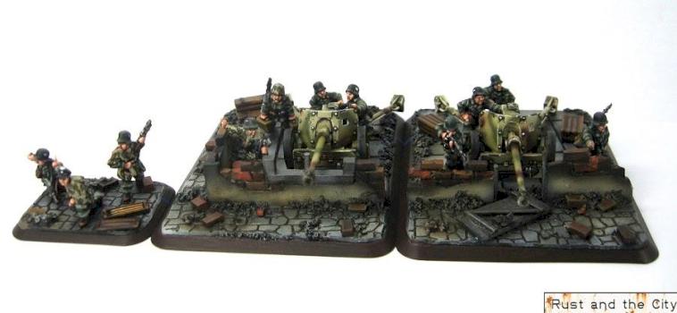 Flames of War Pak40 Platoon by RustandtheCity