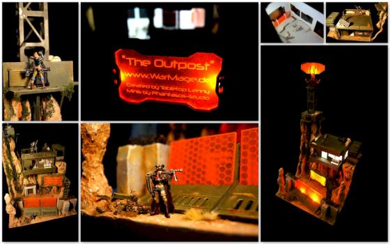 Warmage Lasercut Display // Minis painted by Phantasos Studio by Tabletop-Lenny