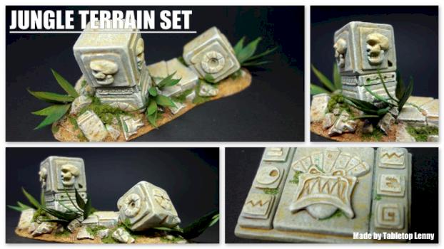 Lizardmen Jungle Terrain by Tabletop-Lenny