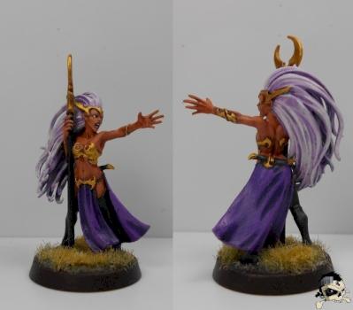 Dark Elf Sorceress by MaaX