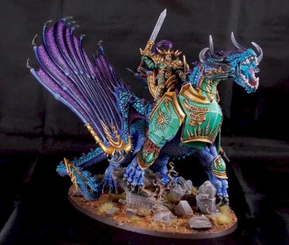 Lord Celestant on Stardrake by neojarlaxe