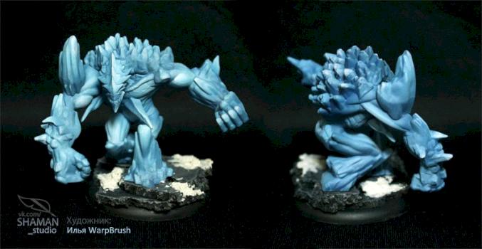Ice Golem by warham194