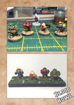 Blood bowl dwarf team by gOto