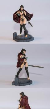 SHIRO, BLACK SWORD by Bakufun