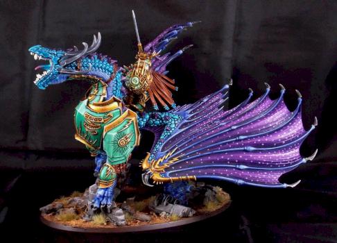 Lord Celestant on Stardrake by neojarlaxe