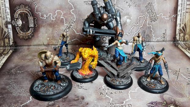 Malifaux Mei Feng Rail Crew by TheHoodedMan