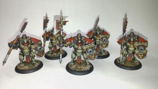 Khador Shocktroops by Slowfuse
