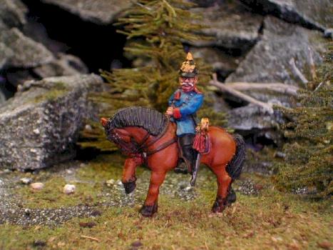 Foundry prussian Officer 25mm by The Painted Soldier