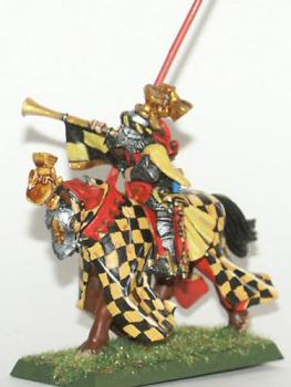 Grail knight musician by Godefroy