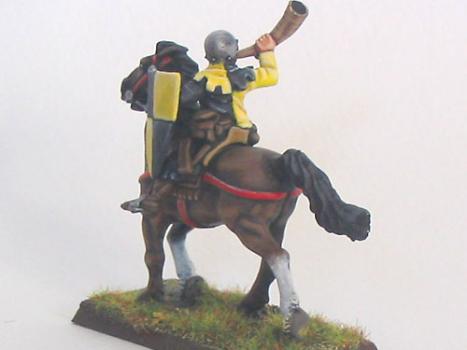 Bretonnian squire musician by Godefroy