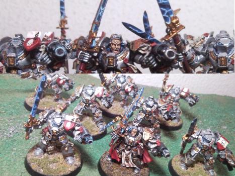 Grey Knights in terminator armor by Virgilio