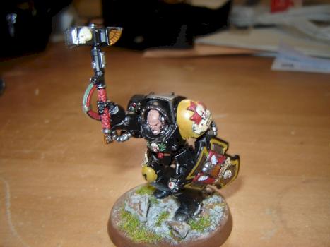 Black Templar Assault Terminator Repost by SpaceChicken