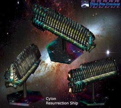 Cylon Resurrection ship by RevenantDrag00n