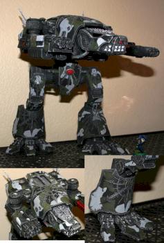 Chaos Warhound Titan by superflyrolla