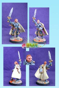Female paladin by belminiart