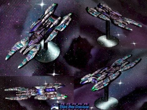 A cylon Pilager Battlecruiser by RevenantDrag00n