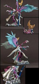 Greater Daemon of Tzeentch by Eillyenn