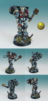 Blood Angel Chaplain Lemartes by nels0nmac