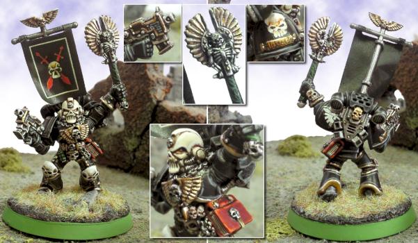 Brother Aleksander, Chaplain of the Dark Angels 3rd company by Enzomadcap